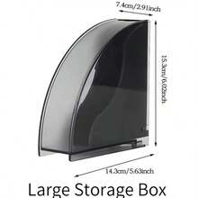 1PC Coffee Filter Holder With Lid, Filter Paper Storage Box Dustproof And Moistureproof, Coffee Station Organizer For Counter Bar/Home/Office,