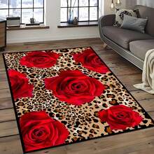 1 pieza Alfombra de diseño vintage, alfombra de área, tapete de piso para dormitorio, comedor, sala de cine en casa, sala de estar, decoración del hogar