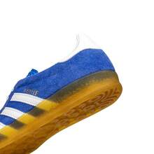 Adidas Originals 男女通用 Gazelle 室内休闲运动鞋，低帮 HQ8717 - 寶藍色 - 查看 5