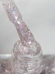 REALCHIC 10ml/Bottle, 2025 New Reflective Silver Glitter Nail Polish, Water-Based Nail Lacquer, Quick Dry, Long-Lasting, Peel-Off, Autumn/Winter Colors, Women Nail Art - 銀色 - 查看 2