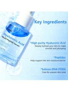 KOEC Hyaluronic Multi Peptide PDRN Serum For Glowing And Soothing | Lightweight Water Plumping Radiant Facial Serum For All Skin Type, Hydrating Moisturizer, Korean Skincare | 30ml 1.01fl.Oz - Nhiều màu - Xem 2