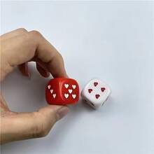 Heart-Shaped Dice, Perfect Gaming Accessory And Valentine's Day Gift - Multicolor - View 9