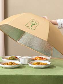 1pc Insulated Food Cover, Foldable, Dust-Proof, Washable Dish Cover For Home Use In Winter, Thick - Multicolor - View 2