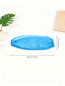 Disposable Arm Sleeves, Clear Plastic PE Oversleeves, Waterproof Oil-Proof Dustproof, Elastic Cuff For Kitchen Cleaning Painting Repair - Multicolor - View 3