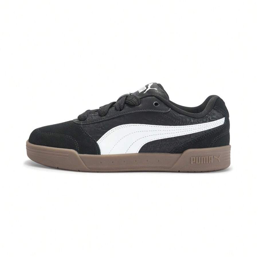 Puma 男女通用休闲运动鞋，低帮 - 黑色 - 查看 1