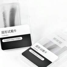 1 Cặp Miếng Dán Lông Mày - Bộ Chọn Hình Dáng Lông Mày Thử, Bộ Miếng Dán Lông Mày, Giá Rẻ, Quà Nhồi Tất, Trang Điểm, Dụng Cụ Trang Điểm, Đồ Giá Rẻ, Quà Tặng, Quà Tặng Cho Phụ Nữ, Quà Giáng Sinh - Nhiều màu - Xem 2