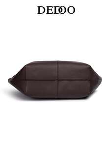 Dedoo Fashionable Large Capacity Trapezoid Design Luxury PU Leather Women's Shoulder Bag, Designer Chic Lock Closure Handbag, High-Quality Underarm Bag