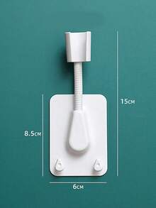 1个免钻孔淋浴喷头支架，自粘式可旋转淋浴喷头支架，可调节淋浴喷头支架 - 彩色 - 查看 5