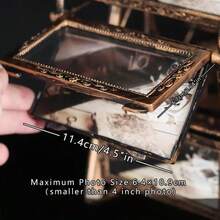 复古旋转摩天轮相框 - 优雅的客厅、卧室或书桌装饰 - 情人节、生日派对的完美礼物 - 彩色 - 查看 9