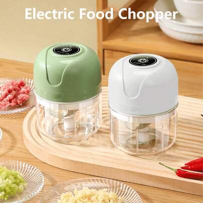 Máy xay hành tây mini không dây 250ml, máy xay tỏi mini kèm thìa nêm gia vị, máy thái và nghiền rau củ quả đa năng sáng tạo, máy xay nhà bếp sạc USB, dụng cụ nêm gia vị, thiết bị nhà bếp phụ trợ, máy hỗ trợ nấu ăn tại nhà và ngoài trời.