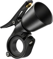 Timbres de Bicicleta,Campana de Bicicleta de Montaña,Campanas de Bicicleta con Sonido Fuerte,Campanas de Cuernos,Ajuste para Manillares de 0.87-1.25in/22.2-31.8mm - Negro - Ver 12