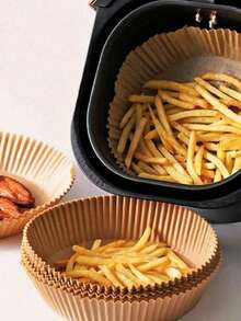 100pcs Air Fryer Liners, Non-Stick Paper For Baking, Roasting And Microwave - Easy To Clean, Single Layer Paper For Healthier Cooking - Baking Parchment Paper