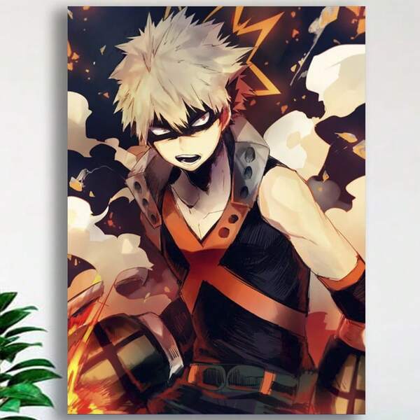Framed TianSW Bakugou Katsuki MyHero Academia Season 3 Midoriya Izuku All Might  Poster, Canvas Print For Home Bedroom Kitchen Living Room Bathroom, Wall Decor For Office, Living Room Or Bedroom For Living Room, Bedroom, Home Office, Canvas Wall Art, Poster, Home Decor, Living Room Decor