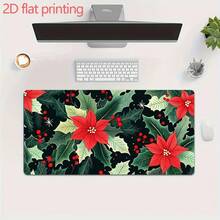 One Piece Of 2D Flat Printed Mouse Pad Featuring A Non-Slip Rubber Base, Ideal For Gamers And Office Use, Sturdy Keyboard Accessory Offered In Various Sizes SBDSTPD0311, Christma Computer Desk Mat, Christmas Mouse Pad For Pc, Christmas Desk/Mat, Strawberry Thief Mouse Mat Long, Purple Mouse, Mousepad, Mouse Mat, Gaming - 70x30公分(27.5x11.8吋) - 查看 4