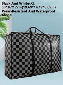 大容量可折叠搬家袋 - 采用防水防潮无纺布和牛津布制成，配有结实的手柄；重型可折叠行李/搬家/衣物/床上用品收纳袋，飞机图案；多用途，可用于打包、宿舍/出租房收纳、季节性衣物收纳、洗衣等。 - 彩色 - 查看 6