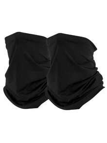 1pc/2pcs Unisex Solid Color Lightweight Sun Protection Face Mask Breathable Balaclava, Suitable For Outdoor Activities Like Hiking, Climbing - Multicolor - View 10