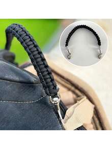 Nylon Safety Girth/Grab Strap For English Saddle - Adjustable Strap With Buckle, Training Accessory To Ensure Riding Safety And Enhance Stability Of Saddle Back Strap