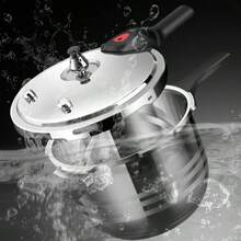 Stainless Steel Pressure Cooker, Suitable For Induction Cooktop, With Pressure Indicator And Safety Device, Compatible With Gas Stove And Induction Cooktop - Silver - View 4