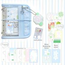 Rosyposy Clear PVC Zipper Planner With Display Window, Multi-Pocket Notebook For Kpop Star Photos, Refillable Binder & Non-Adhesive Paper Sheets - M5 - View 10