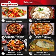 Olla A Presión Magefesa Prisma 7.5 Litros 01OPPRISM75, Acero Inoxidable 18/10, Cocina Sana, Inducción, Bloqueo Fácil, Cierre Cómodo y Fácil, Reparto del Calor uniforme - Plateado - Ver 6