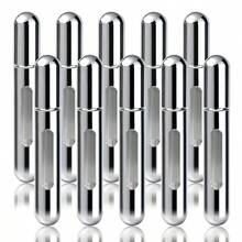 5/10毫升香水喷雾瓶，单瓶包装，亮粉色香水喷雾瓶，带按压泵，适合旅行、客厅、卧室、浴室、家居装饰、旅行配件、婚礼、派对、生日、送给男士、妈妈、爸爸、朋友、新年礼物、配饰、趣味礼物