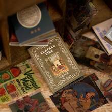 Vintage Botanical Themed Craft Paper Notebook, DIY Decorative Paper, Craft & Scrapbooking Material - Multicolor - View 6