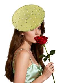 1件装精致小礼帽，鸡尾酒会/茶会/晚宴/派对/婚礼/头饰/迷你帽/发饰/礼品/晚宴/晚宴 - 彩色 - 查看 8