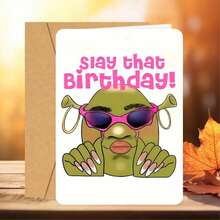 趣味怪兽主题生日贺卡 - 圣诞节、万圣节、周年纪念日等场合的理想礼物 - 送给朋友、家人和爱人 - 均碼 - 查看 2