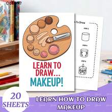 GDTME How To Draw Pictures Of Makeup Items: Step-By-Step Drawing! (A4, Pearl Paper Cover, 120g Thickened Inner Pages) - JZ-0283 How to Learn Makeup - View 8