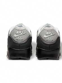 Nike Air Max 90系列青少年运动鞋 透气吸汗 轻便 弹性好 纯色 浅灰 深灰 运动户外日常 HQ3817-001 - 淺灰色/深灰色 - 查看 5