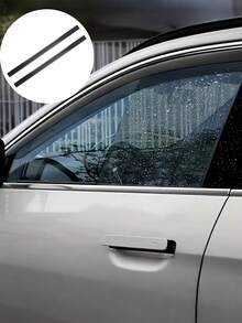 [All-Season Protection] 2pcs Car Side Window Wiper - Dual Head Rubber Windshield Scraper, Suitable For Driver And Passenger Windows, All-Season Rain, Snow, Dirt Protection - Multicolor - View 9