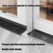 110cm TPE Window Water Stopper, Universal Rainproof Solution, Window Seal Strip, Effective Water Barrier For Window Panes, Rainwater Ingress Prevention, Window Gap Seal Strip - Multicolor - View 5