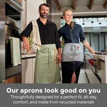 MEEMA Bistro Half Apron For Men Women Practical Half Aprons With Pockets For Waitstaff In Restaurants And Cafes Durable Server Aprons With Functional Pockets For Daily Use In Food Service Environments - HomeChef - View 3