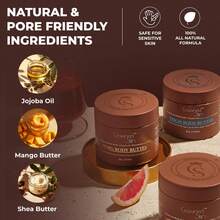 Crowned Skin King Cologned Body Butter Duo Set | Warm And Sensual Scent | Blended With Sandalwood & Leather | Infused With Organic Shea & Mango Butters | Moisturizing Formula With All-Day Fragrance | 5oz,Winter Christmas Gifts - 駝色 - 查看 5