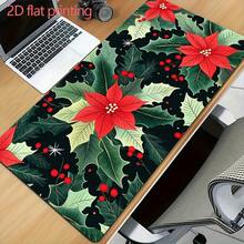 One Piece Of 2D Flat Printed Mouse Pad Featuring A Non-Slip Rubber Base, Ideal For Gamers And Office Use, Sturdy Keyboard Accessory Offered In Various Sizes SBDSTPD0311, Christma Computer Desk Mat, Christmas Mouse Pad For Pc, Christmas Desk/Mat, Strawberry Thief Mouse Mat Long, Purple Mouse, Mousepad, Mouse Mat, Gaming - 70x30公分(27.5x11.8吋) - 查看 10