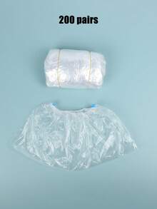 Disposable Plastic Shoe Covers, Waterproof Protective Shoe Sleeves For Indoor & Outdoor Use, Ideal For Keeping Shoes Clean & Dry, Suitable For Homeowners, Contractors, Event Attendees, Perfect For Construction Sites, Rainy Days, Clean Rooms, Adding A Hygienic & Practical Touch To Footwear Protection, Available In Large Quantity With Design,Shoe,Spring Summer Picks,Brides Maid Gifts,Room,Bedroom Decor,Beach,Travel,For Men,For Women,Vacation,Women's Day,Travel Essentials,Wedding Favours,Y2k,Bedroom,Car Accessories Women,Kitchen Decor,Beach,Summer,Vacation,Holiday,Travel Essential,Going Out Tops,Household Items - Multicolor - View 14