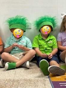 St. Patrick's Day Party Decorations, Irish Festival Plush Headband, Crazy Wig, Holiday Costume, Sports Party And Spirit Day Accessories (Green) - Green - View 4