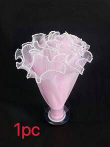 1pc Pearl Wave Yarn, Flower Packaging Net, Flower Bouquet Flower Shop Packaging, Valentine's Day Flower Packaging Materials, Pearl Wave Flower Packaging Materials, Rose Net Veil, Valentine's Day, Wedding, Mother's Day Bouquet Packaging, Flower DIY Packaging Wave Yarn - Multicolor - View 15