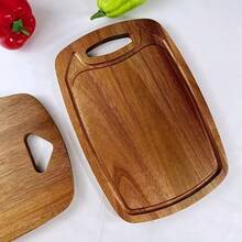 Rosewood Cutting Board, Wooden Chopping Board, Suitable For Cutting Meat, Cheese, Bread, Vegetables And Fruits, Home Decor, Kitchen Accessories, Also Can Be Used As Kitchen Tool Or Gift For Mother - Ginger - View 3