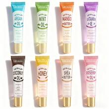 8pcs Broad-Way Vita-Lip Clear Lip Gloss  Ultra-Hydrating & Soothing Formula With Vitamins, High-Shine Non-Sticky Finish Lip Balm With Mint, Rosehip, Coconut, Mango, Argan, Honey, Shea - 彩色 - 查看 1