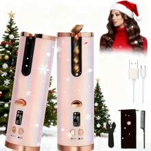 K·SKIN 圣诞礼物版无线自动卷发棒 - USB充电式。它有5种温度设置，可针对不同发质达到最佳效果，是各种节日的完美礼物之选。 - 彩色 - 查看 13
