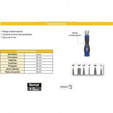 Juego de Limas Intercambiables 3604 Tulplus | Acabado y Desbaste Preciso - Azul - Ver 2