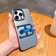 Funda de teléfono French Supercar B- FUNDA para 12 11 13 14 15 16 17Max Pro Plus plata galvanizada lMDaser Color C - Z5 - Ver 10