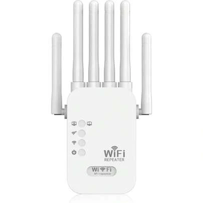 WiFi Extender Booster, 300Mbps 2.4GHz Wireless Signal Amplifier, Coverage Up To 1500m², With LAN/WAN Port Access Point Mode, WiFi Repeater Range Extender For Home Internet