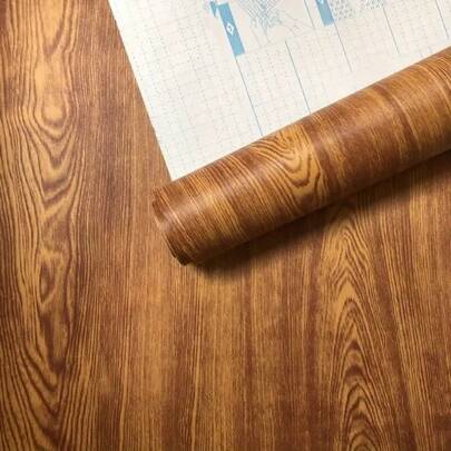 1 Pc Adesivo Madeira para Parede Móveis Decoración Interior