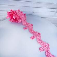 Accessori per abbigliamento in pizzo idrosolubile con codice a barre in poliestere versatile, prodotti dal produttore per ricamo computerizzato, orlo di gonna, tende, biancheria da notte - Multicolore - Visualizzare 4