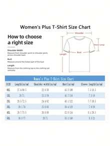 1 Pcs Women's Mom Mimi Plus Size T-Shirt Funny Oversized Graphic Short Sleeve Tee Novelty 100% Polyester Shirt Casual Crew Neck Top 220g - 黑色 - 查看 6