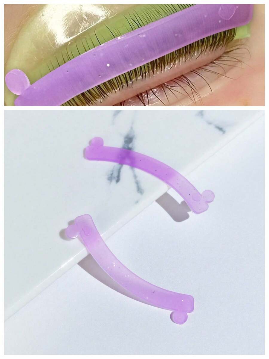 Libeauty 1 Pair Lash Lift Ribbons,Silicone Eyelash Curler, Eyelash Lifting Tool, Soft And Flexible Perm Roller,Prevent Eyelashes From Falling Out,Suitable For Salons,Washable