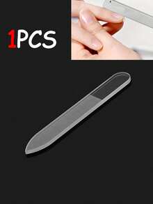 3PCS Nano Glass Nail File, Sanding Strip, Polishing And Brightening Nail Set, Double-Sided Crystal Nail Art Tool Wonder.Essential For Nail Salons - Clear - View 11