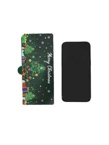 1 Pc Christmas Money Holder Wallet Envelope Christmas Gift Envelope Greeting Card Creative Birthday Folding Cash Holder - Multicolor - View 4
